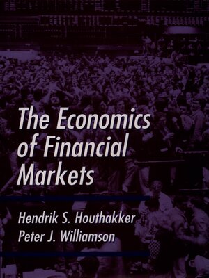 cover image of The Economics of Financial Markets